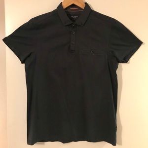 Men’s Ted Baker polo shirt - Dark Blue - medium